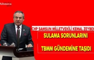 KEMAL ZEYBEK SULAMA SORUNLARINI TBMM GÜNDEMİNE TAŞIDI