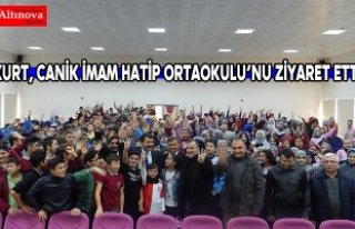 Kurt, Canik İmam Hatip Ortaokulu’nu ziyaret etti