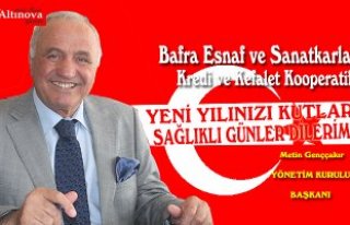 Metin Genççakır`dan yeni yıl mesajı