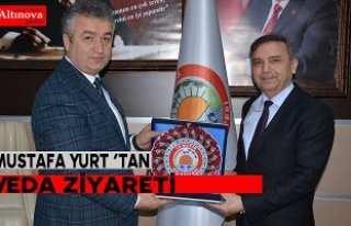 Mustafa Yurt ’tan Veda Ziyareti