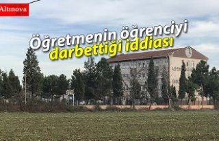 Öğretmenin öğrenciyi darbettiği iddiası