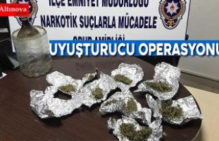 Samsun`da uyuşturucu operasyonu