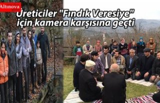 Üreticiler "Fındık Veresiye" için kamera...