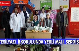 YEŞİLYAZI  İLKOKULUNDA YERLİ MALI  SERGİSİ