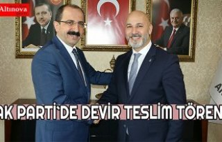 AK Parti Samsun İl Başkanlığında devir teslim...