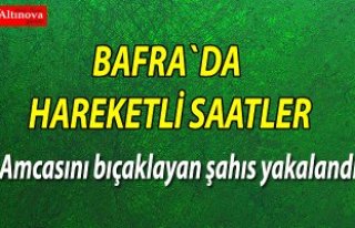 Amcasını bıçaklayan şahıs yakalandı