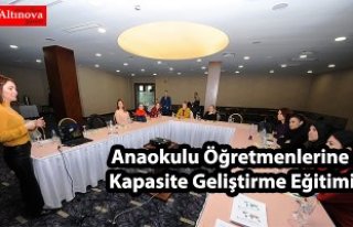 Anaokulu Öğretmenlerine Kapasite Geliştirme Eğitimi