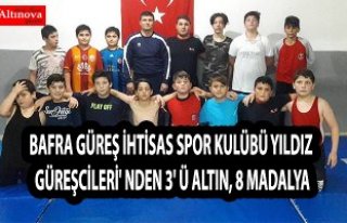 BAFRA GÜREŞ İHTİSAS SPOR KULÜBÜ YILDIZ GÜREŞCİLERİ'...