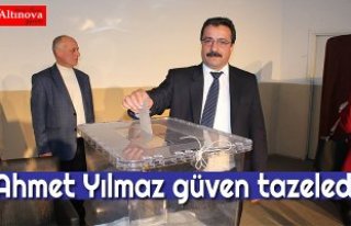 Bafra Kahveciler Odası Başkanı Ahmet Yılmaz güven...