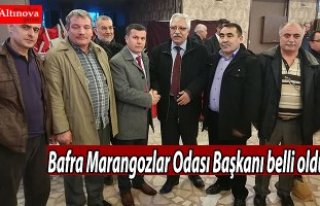 Bafra Marangozlar Odası Başkanı belli oldu