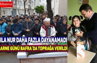 Bafra`da karne günü toprağa verildi