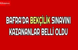 Bafra`da kazananlar belli oldu