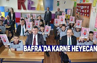 Bafra`da karne heyecanı