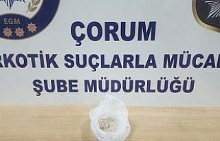 Çorum'da uyuşturucu operasyonları