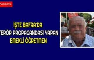 Emekli öğretmen gözaltında