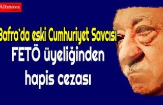Eski savcıya FETÖ üyeliğinden hapis cezası 