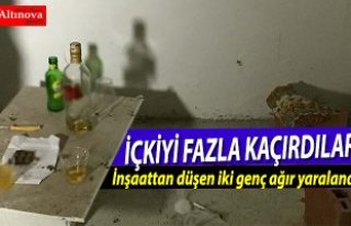 İnşaattan düşen iki genç ağır yaralandı