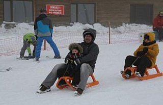 Kartalkaya'da yarıyıl tatili yoğunluğu