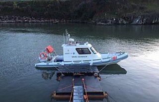 Ordu-Giresun Havalimanı'nda sahil güvenlik ekibi...