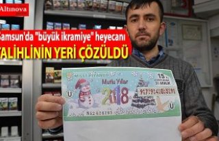 Samsun'da "büyük ikramiye" heyecanı