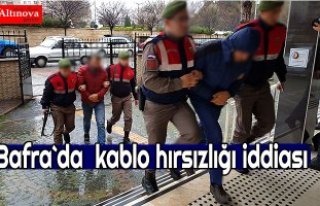 Samsun'da kablo hırsızlığı iddiası