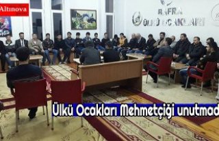 Ülkü Ocakları Mehmetçiği unutmadı