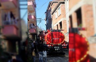 Ünye'de ev yangını
