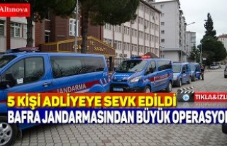 5 kişi adliyeye sevk edildi