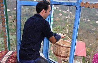 Ağaç evini turistlere açtı