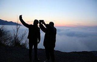 Artvin'de bulutlar üzerinde yolculuk