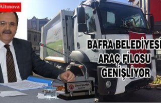 BAFRA BELEDİYESİ ARAÇ FİLOSU GENİŞLİYOR