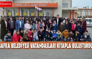 BAFRA BELEDİYESİ VATANDAŞLARI KİTAPLA BULUŞTURDU