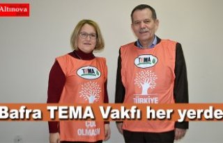 Bafra TEMA Vakfı her yerde