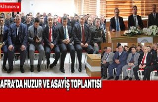 Bafra’da Huzur ve Asayiş Toplantısı