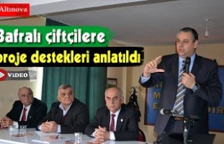 Bafralı çiftçilere proje desteklemeleri anlatıldı