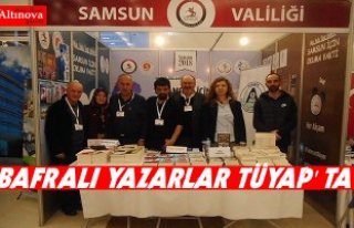 BAFRALI YAZARLAR TÜYAP' TA