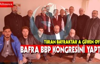 Bayraktar`a güven oyu