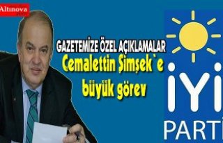 Cemalettin Şimşek`e büyük görev