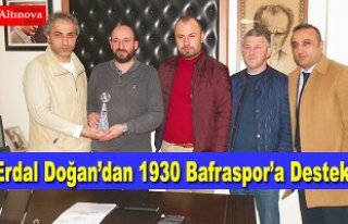 Erdal Doğan’dan 1930 Bafraspor’a Destek