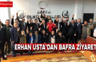 Erhan Usta`dan Bafra ziyaretleri