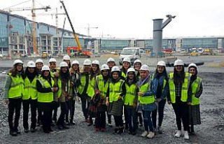 KBÜ'lü öğrenciler 3. havalimanını gezdi