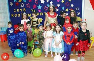 Minikler hayallerindeki karakterleri canlandırdı