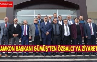 SAMKON Başkanı Gümüş'ten Özbalcı'ya...