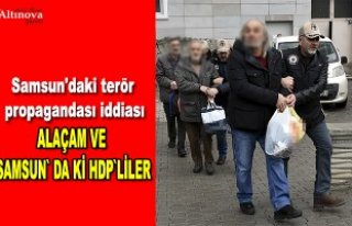 Samsun'daki terör propagandası iddiası