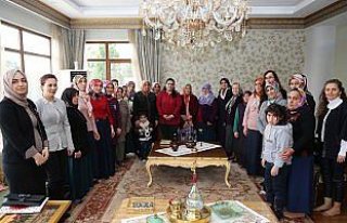 Şehit, gazi ve engelli aileleri Vali Konağı'nda...