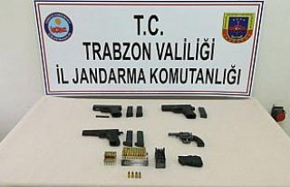 Trabzon'da kaçak silah operasyonu