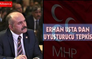 USTA’DAN UYUŞTURUCU TEPKİSİ