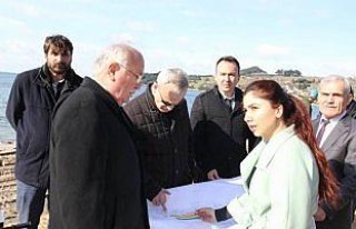 Vali Dirim, Güzelcehisar sahilinde incelemede bulundu