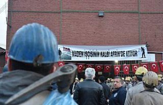 Zeytin Dalı Harekatı'na madencilerden destek