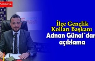 Adnan Günal`dan açıklama